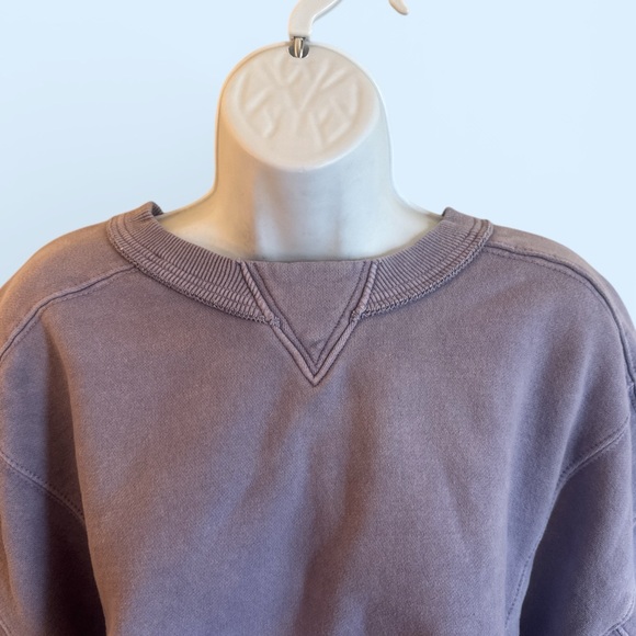 FP Movement Pullover Sweatshirt Size Large Purple Relaxed Fit Crew Neckline - Picture 5 of 15